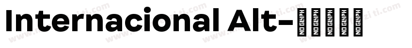 Internacional Alt字体转换